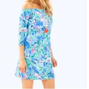 Lily Pulitzer off the shoulder dress